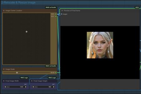 Flux EZ Outpainter (Flux Fill+Flux CN+SDXL+1.5) 扩图工作流 +Inpaint!