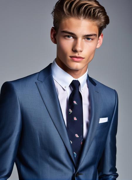 Cute handsome male models