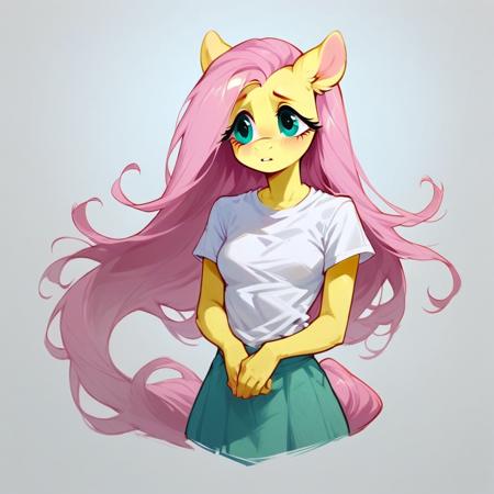 Anthro Fluttershy版本V1 (ID: 1180699)