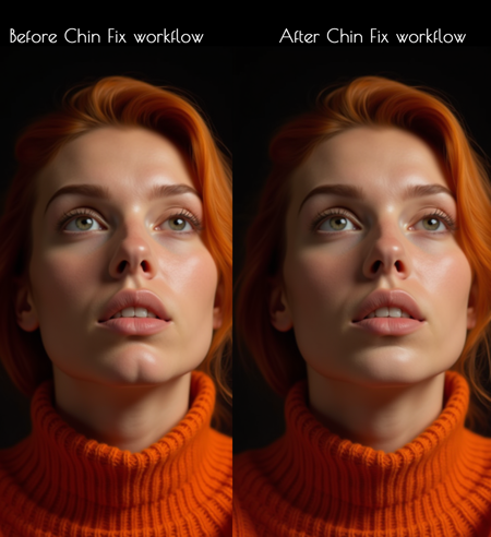 Automatic Chin Fixer workflow