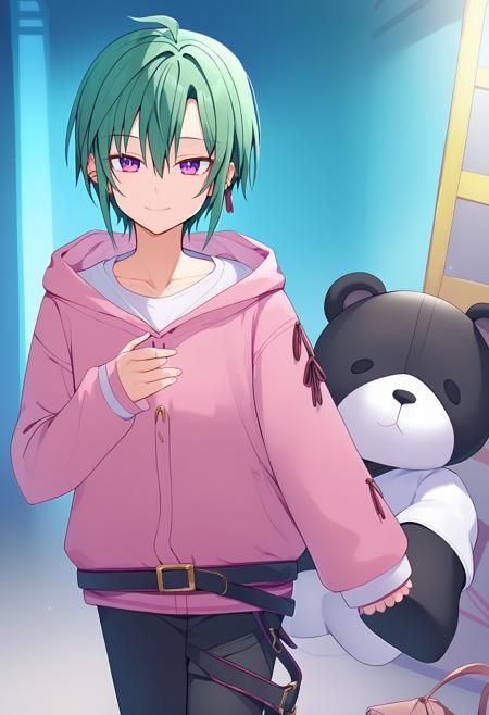 [PonyXL] Ryuushen/りゅーしぇん/仙河绿,绿仙-彩虹社/Nijisanji/にじさんじ Vtuber版本v1.0 (ID: 676389)