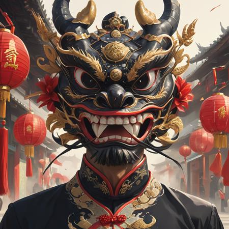 ?Lunar New Year Dragon Mask? (SDXL)