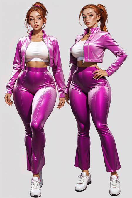 Pink Velvet Tracksuit