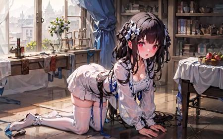 Yat-Sen (Azur Lane) Paragon of Celestial Grace 逸仙 膏发凝脂 襦裙