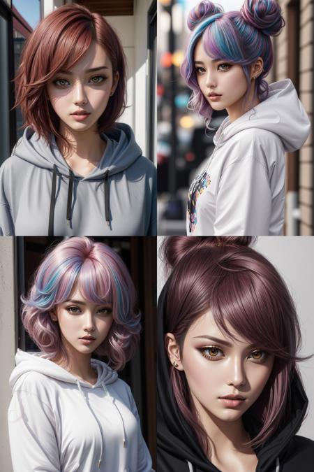 Hair colors and styles (male and female)版本v1.0 (ID: 387386)