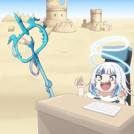 Gawr Gura (Tonari Animation Style) [Pony]