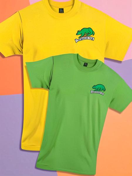 FRESH IDEAS@ he logo printed on the T-shirt_SDXL