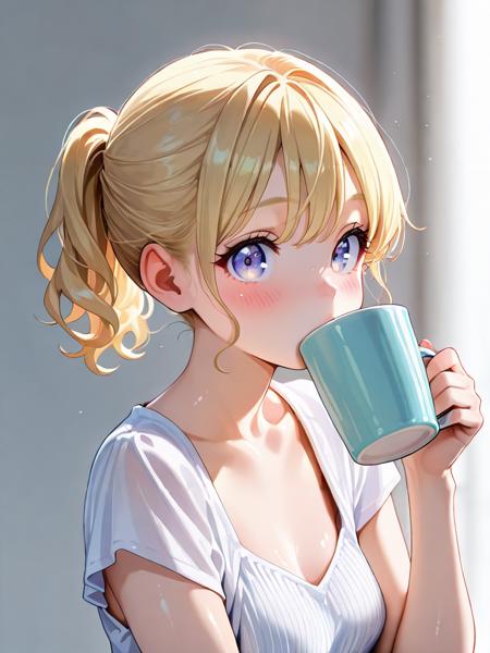 マグカップ/holding mug