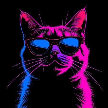Retro neon style [FLUX+SD+XL+Illustrious-XL+Pony]
