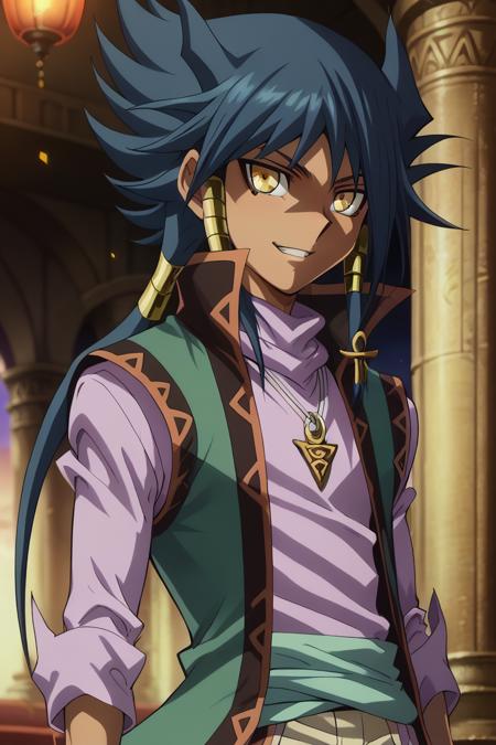 Aigami (藍神) / Diva (ディーヴァ) - Yu-Gi-Oh! The Dark Side of Dimensions (遊☆戯☆王 THE DARK SIDE OF DIMENSIONS) - (Pony)版本V1 (ID: 630219)