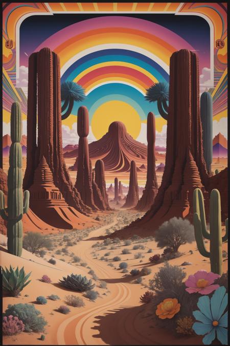 Psychedelic Landscape (Pony/PSDXL, SD1.5)