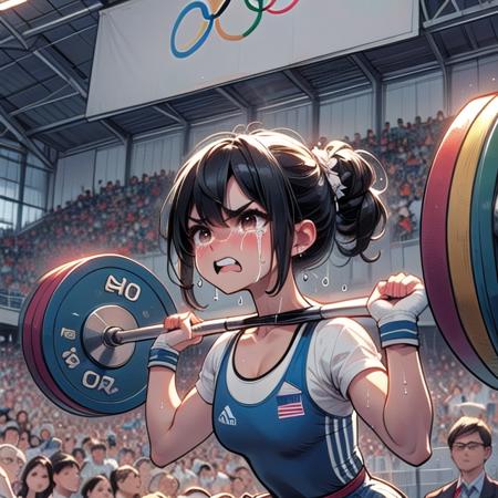 girl hate weightlifting failure
