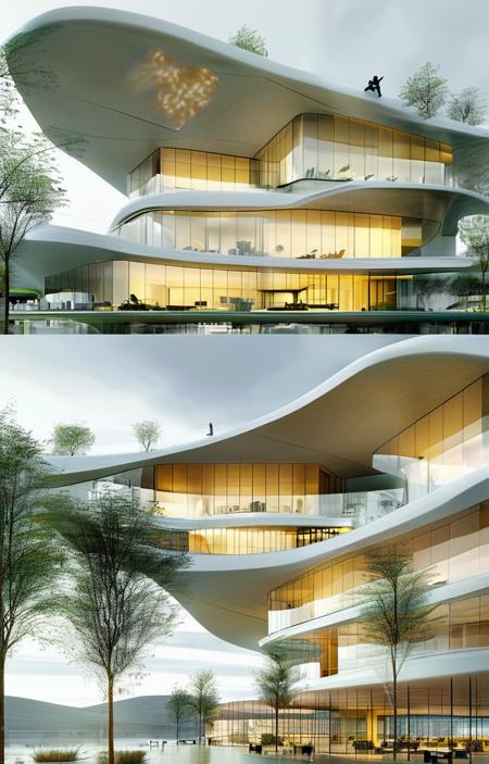 designed by Henning Larsen [SDXL] 390