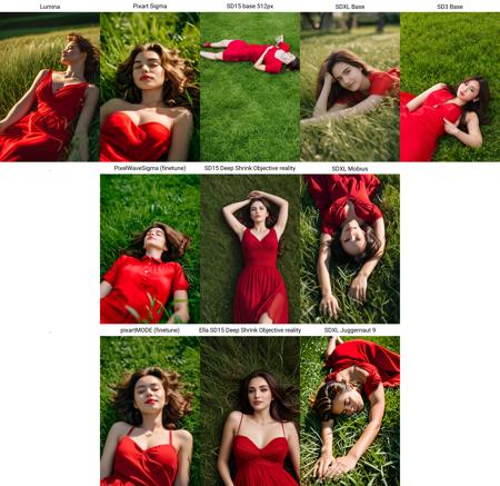 ComfyUi Comparison Workflow - Lumina/Pixart sigma/SD1.5-Ella/SDXL/SD3