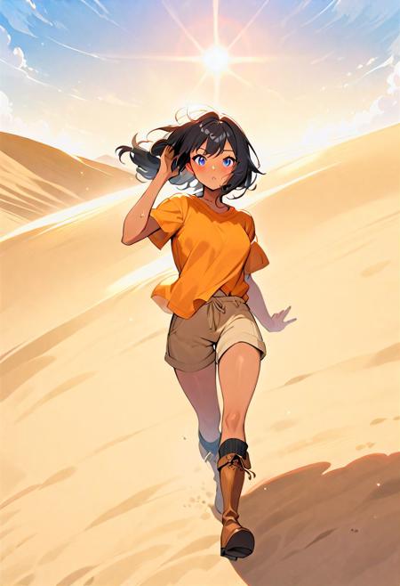 Brown Skin Anime girl