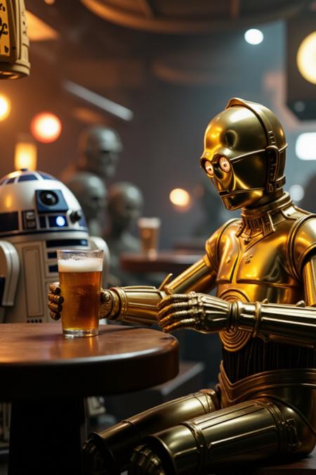 C-3PO - Flux1.D & SDXL