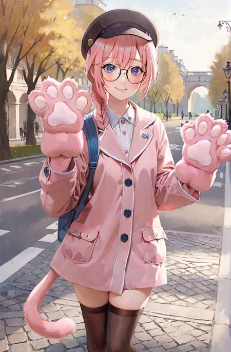 【XL】Cat Paw Gloves LoRA XL丨猫爪手套XL LoRA
