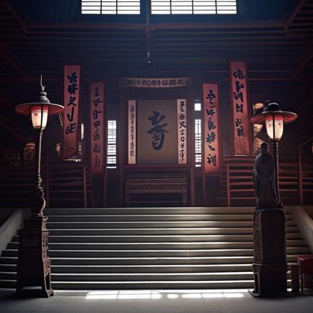 Feudal Japanese Interior by Styx (SDXL)