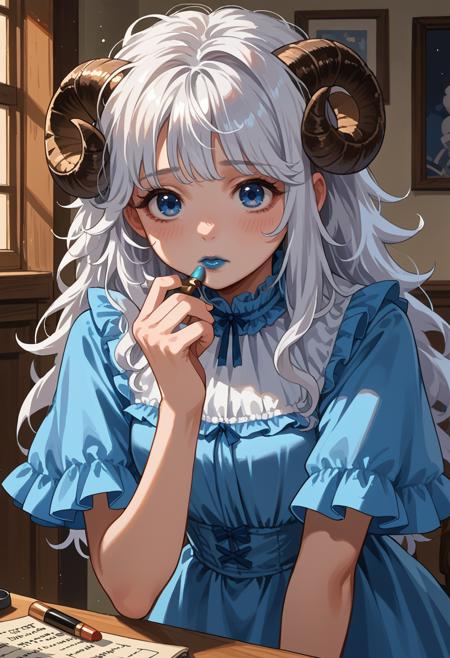 Applying Lipstick | Concept Lora  | [Pony XL]