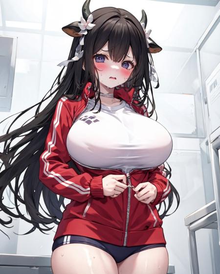 【Concept】Zipping Undersized Track Jacket 胸太大拉链拉不上