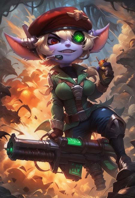 Omega Squad Tristana - (League of Legends) - Character LoRA - [Pony]