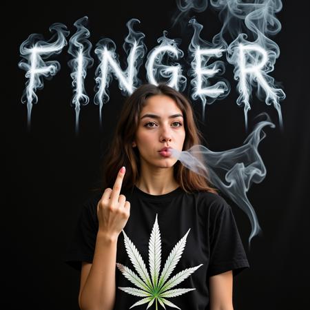Middle Finger FLUX DEV LORA