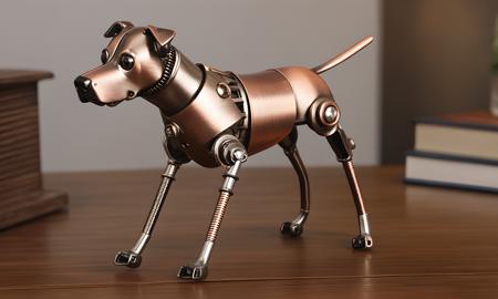 XL Realistic vintage mech art style