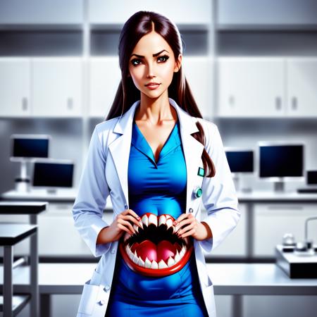 Mutation - belly mouth (SDXL)