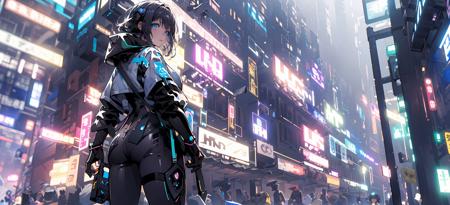 赛博世界/Cyberworld/赛博朋克场景 Lora版本v1.0 (ID: 102139)