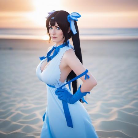 Goddess Hestia - DanMachi - Realistic & Anime