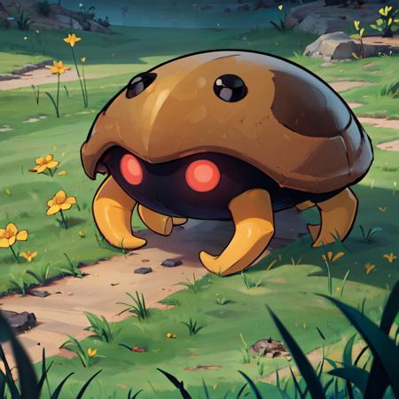 Kabuto: Dome Trilobite | カブト (Pokedex #0140) [Pony & SD1.5]