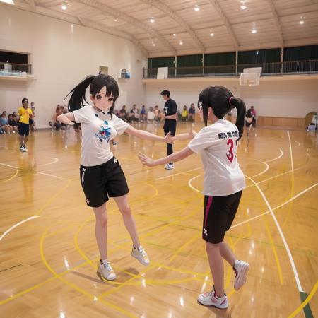 体育館 Japanese school gymnasium SD15