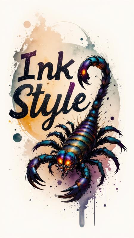 Ink Paint Splash Artwork Style [FLUX]