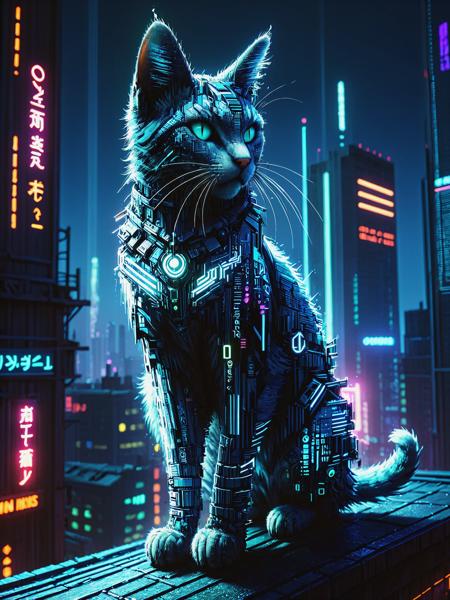 Neon Cyberpunk - Datastream FLUX & SDXL