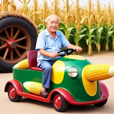 Panda car and animal-shaped car