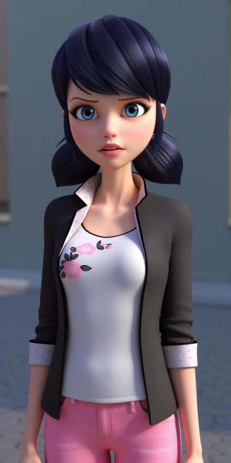 Marinette Dupain-Cheng, Ladybug, Miraculous. Different models and attires.