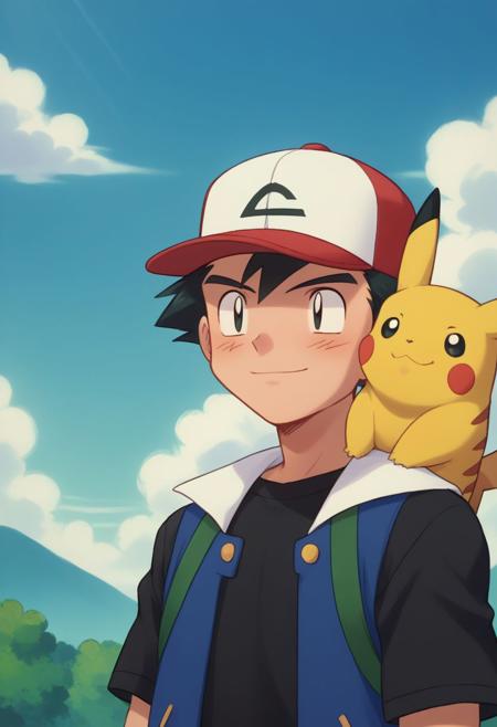 Ash Ketchum / Satoshi - Kanto version - Pony + Illustrious