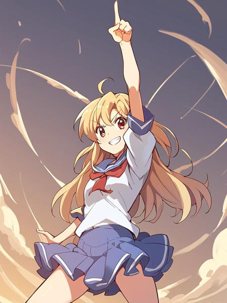 Finger to the sky