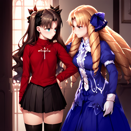 Astraea-Luviagelita edelfelt Fate Grand Order and luviagelita edelfeltXRin Tohsaka Lora (pony)