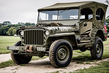 Willys MB - Willys jeep - American WW2 military vehicle