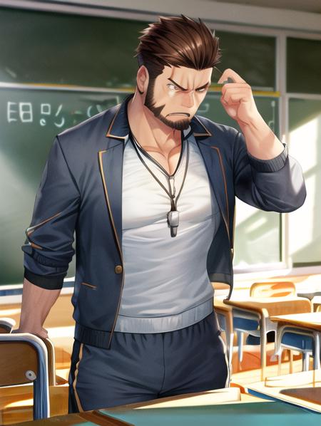 Character Change (♂) - PE Teacher - Time to exercise!