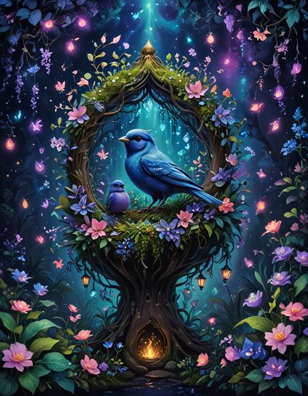 Celestial Blue Night Style