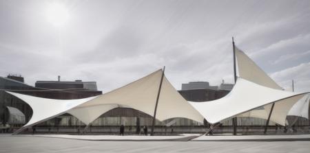 tensile pavilion