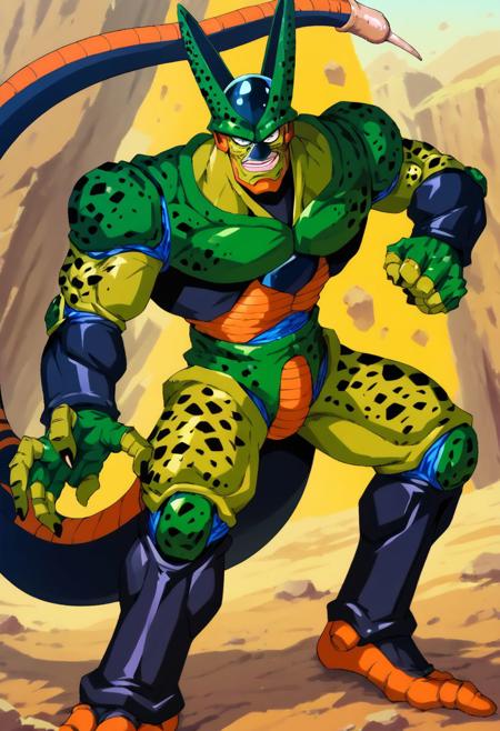 Cell Dragon Ball Pony XL