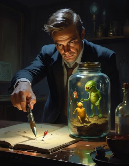 Eldritch Digital Painting  | for Flux.1 dev