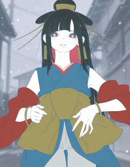 OC girl from tuki.『ひゅるりらぱっぱ』by 十八番茶 mado [Illustrious/NAI, Pony XL] HYURURIRAPAPPA