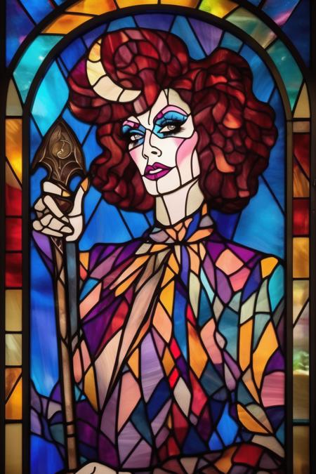 Stained Glass Portrait