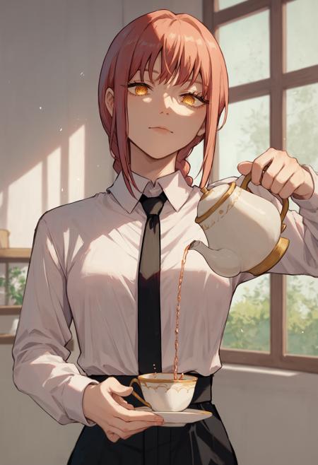 (PonyXL Pose) Pouring from Teapot (decantering meme) | 优雅倒茶