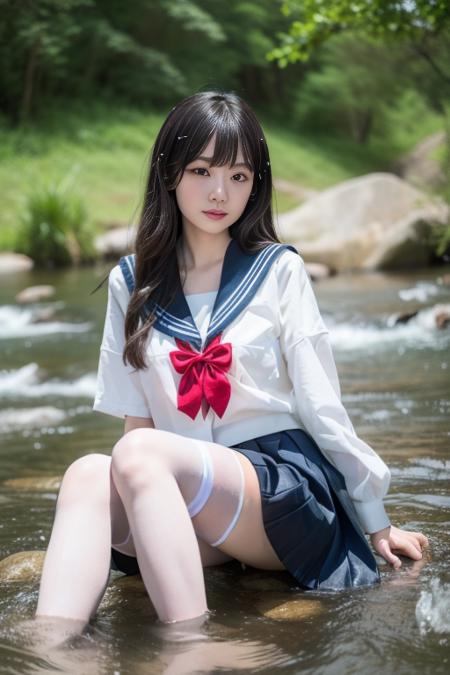 清凉一夏 水手服与水 serafuku and water