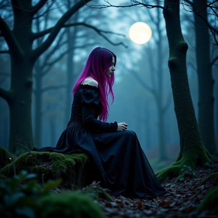 female goth, emo, punk, alt, scene